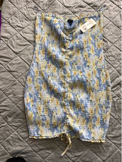 Floral sundress size large New!