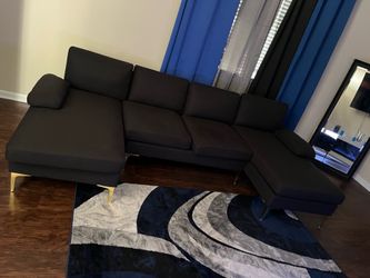 Black sectional