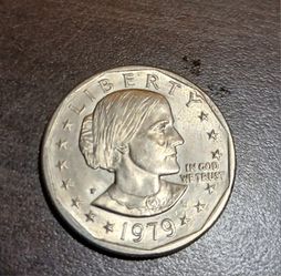 Rare Error Coin With 3 Errors/ 1979 (P) (FG-Frank Gasparo) Susan B. Anthony  U.S. Silver Dollar 