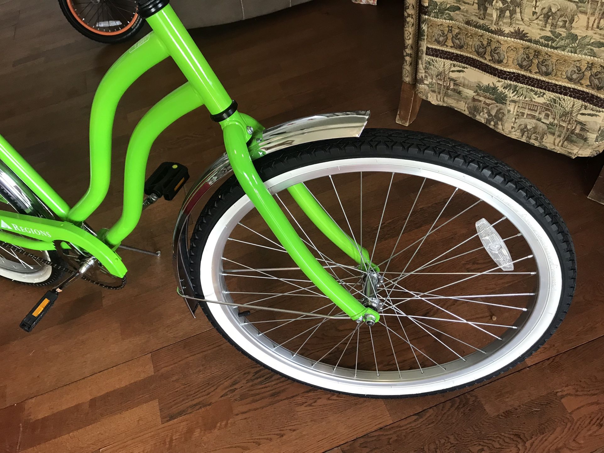 Regions 2025 green bike