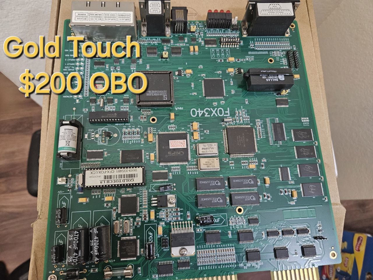 Gold Touch Game Board