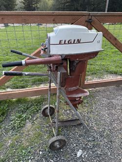 Vintage Elgin Boat Motor