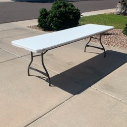 8’ Lifetime Folding Table - Like New