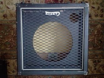 Unloaded 1x15 vintage Carvin bass cab