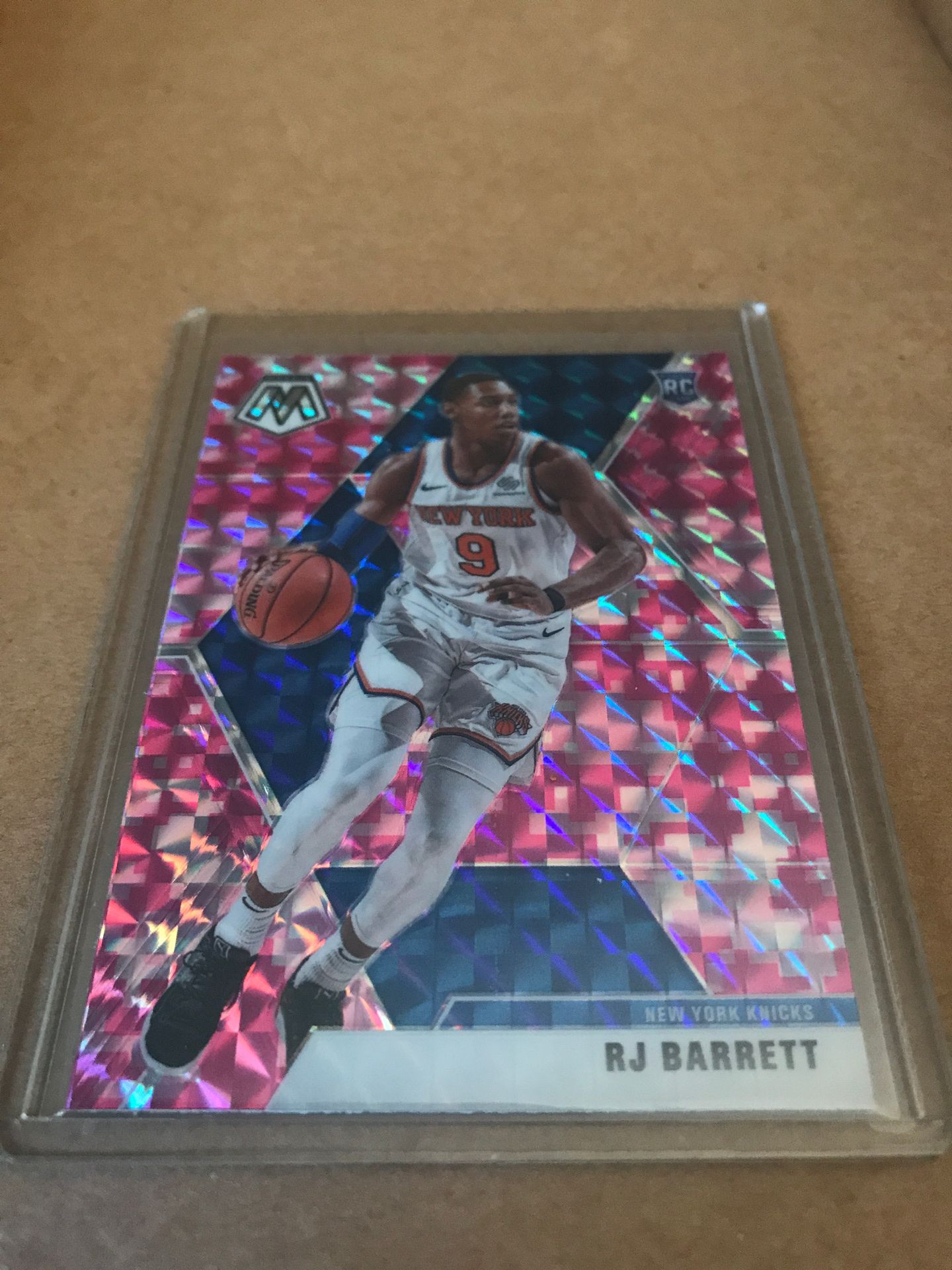 RJ BARRETT 2019/20 PANINI PRIZM MOSAIC PINK CAMO RC ROOKIE🔥🔥🔥