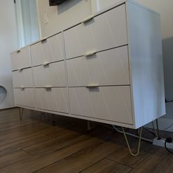 White  Bedroom dresser. 