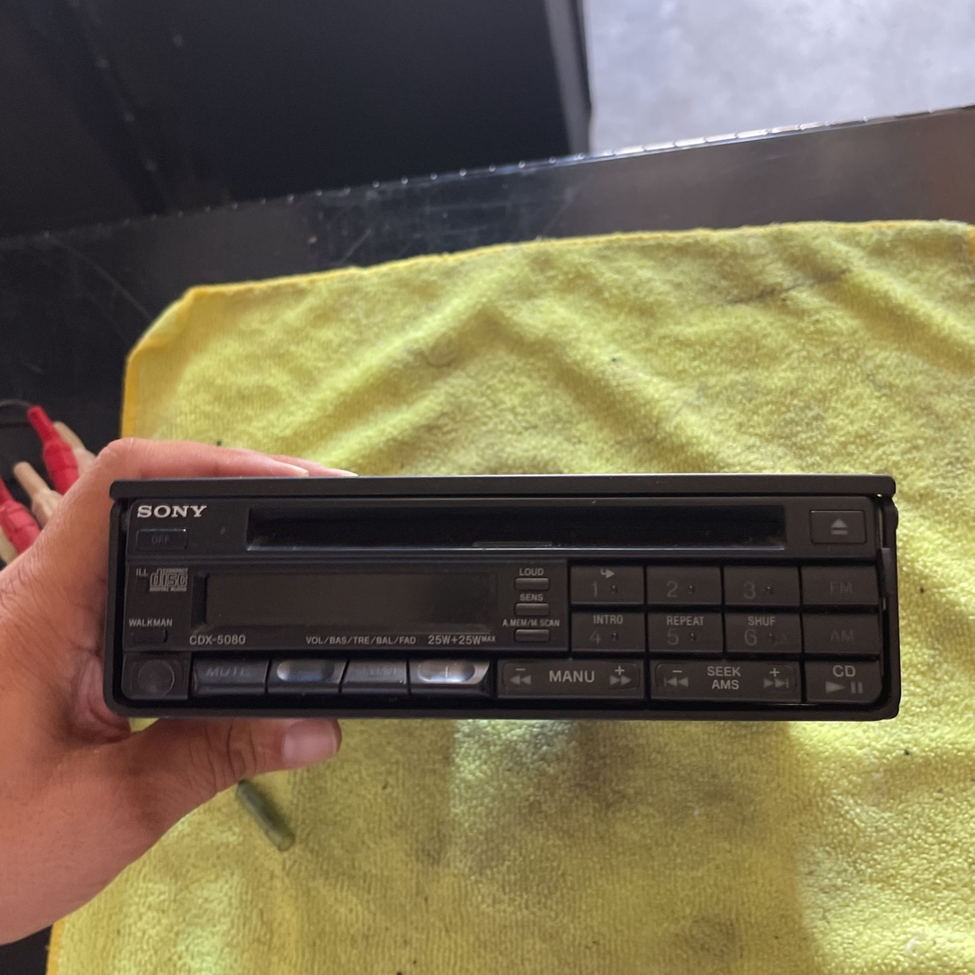 Sony Cd Player Pull Out As Is Needs Repair