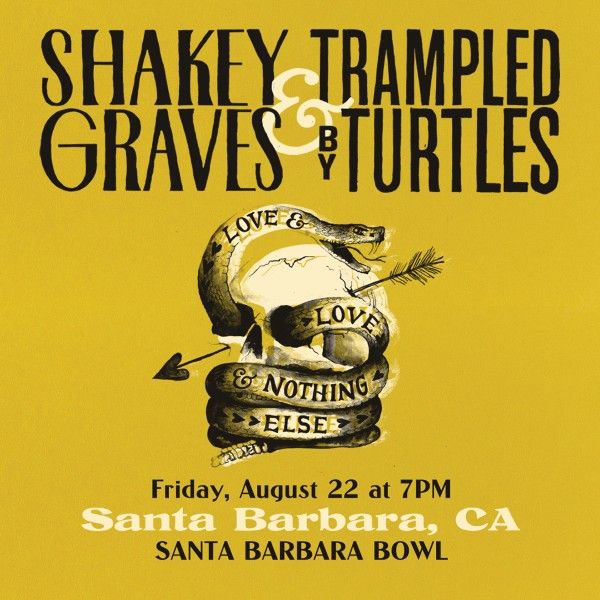 Shakey Graves & Trampled by Turtles Tickets 8/22/25