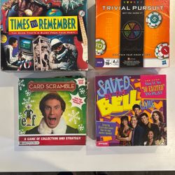 Pop Culture Board Game Lot
