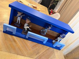 LA Dodgers Bobblehead Set with Dugout Display