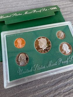 Coins United States Mint Proof Set 1996