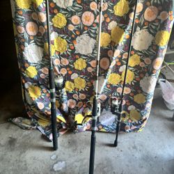 Lot Of 3 Fishing Poles + Reels Shakespeare Catch  More Fish