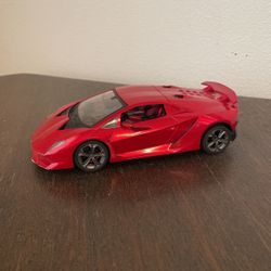 Lamborghini Toy Car Model Red Plastic