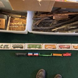Vintage Train Set With everything
