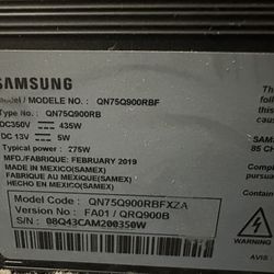 Samsung 75 Inch 8K SmartV