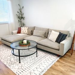West Elm Harmony Sectional Couch 