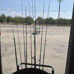 Assorted Fishing Poles
