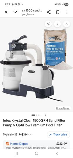 SX 1500 Krystal clear pool pump!