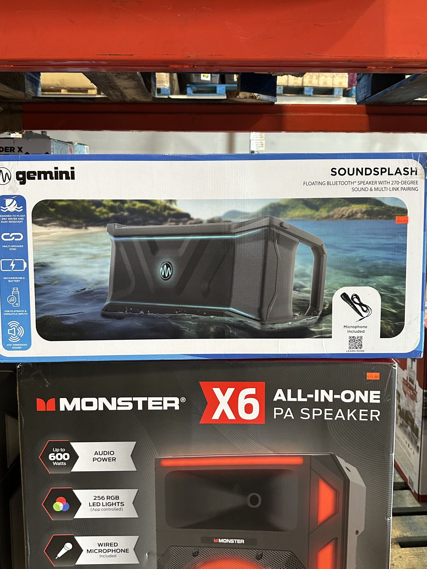 Gemini Soundsplash Floating Bluetooth Speaker Brand New In Box