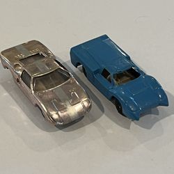 Vintage 1960’s Aurora Cigar Box Ford GT & Ford Group J Cars Loose