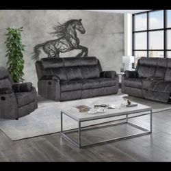 Sofa And Loveseat Couch Set 