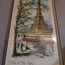 PETER ARNO PARISIAN WATERCOLOR PRINTING