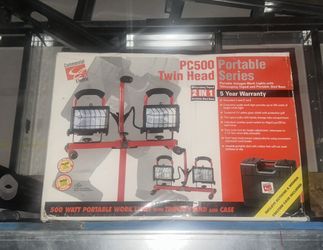 500 Watt Halogen Worklight PC500 With Tripod And Case