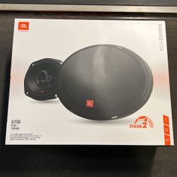 JBL Stage 2 6x9 Inch Speakers 3 Ways Coaxials 420 Watts Max Power Handling 70 Watts RMS