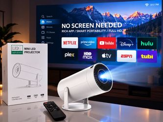 Brand new mini LED projectors, never used and ready to