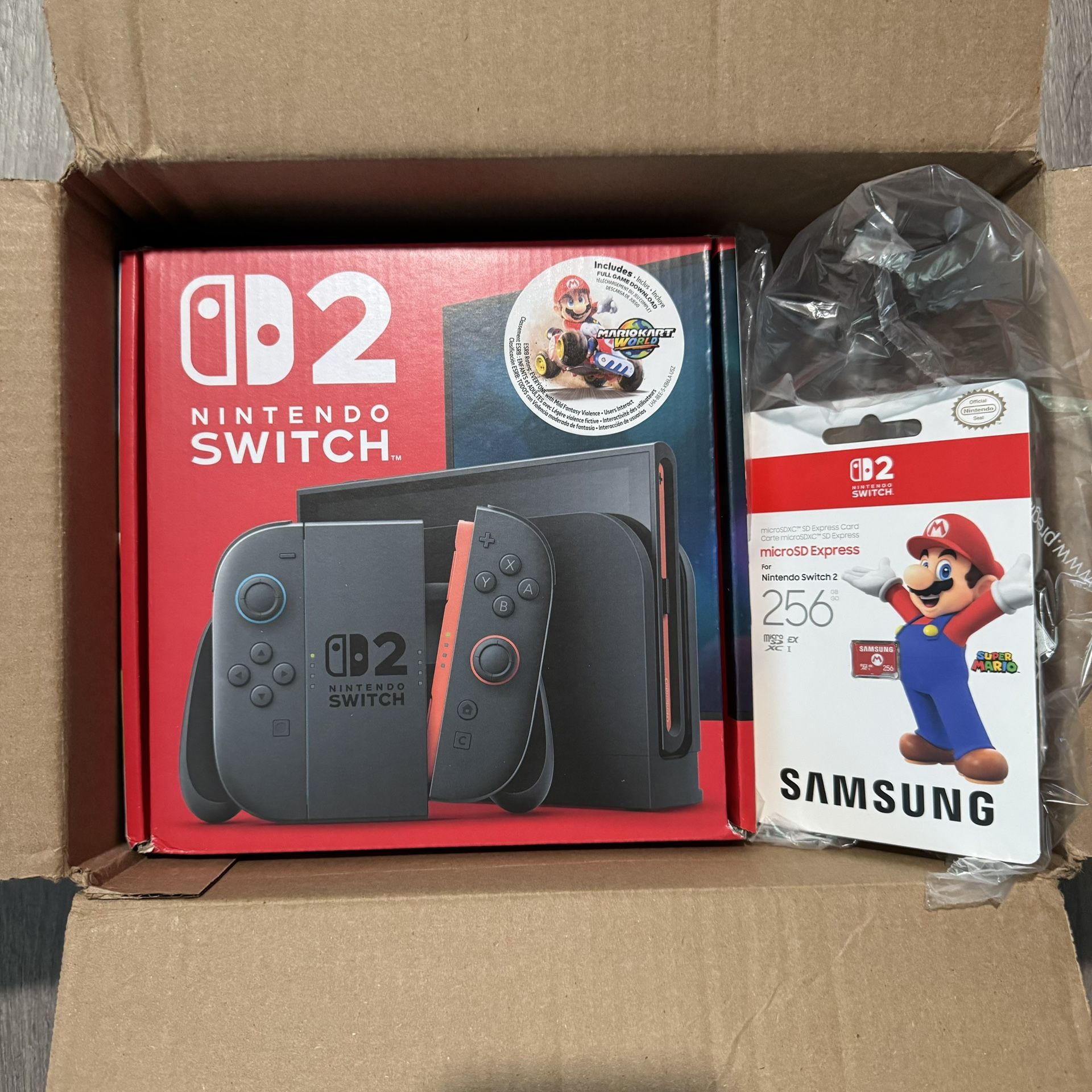 Nintendo Switch 2 W/ 256 GB Micro Express Card NEW