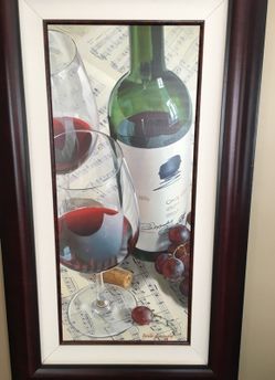 Original 1996 opus one painting
