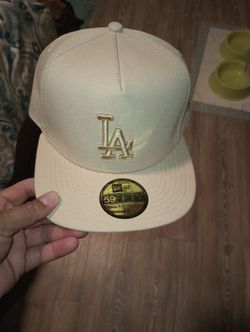 Los Angeles Dodgers Camel On White 59Fifty Fitted