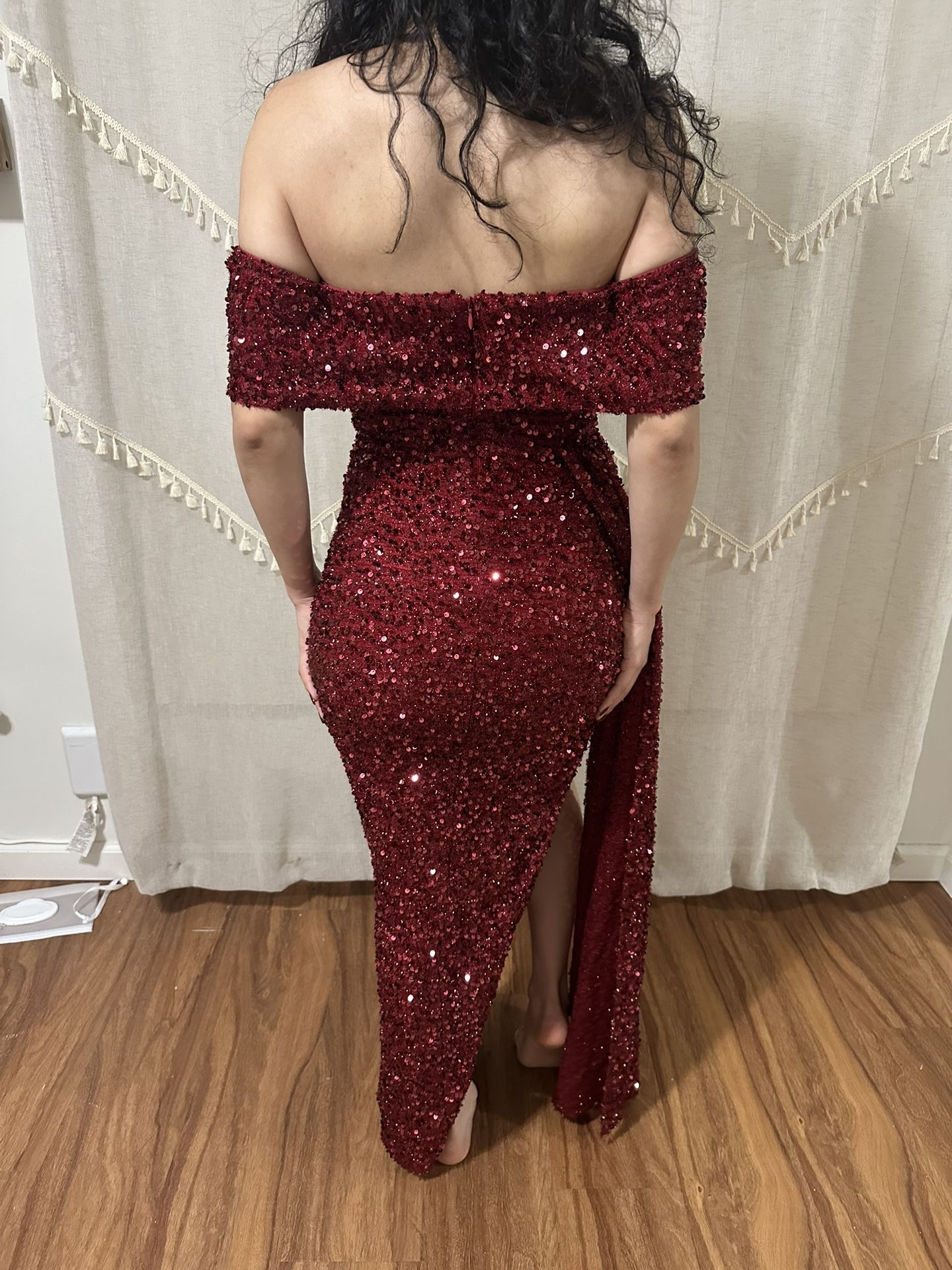 Burgundy Prom Dress