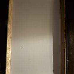 IKEA Light Brown Wood Rectangular Serving Tray Handles 064.104.06