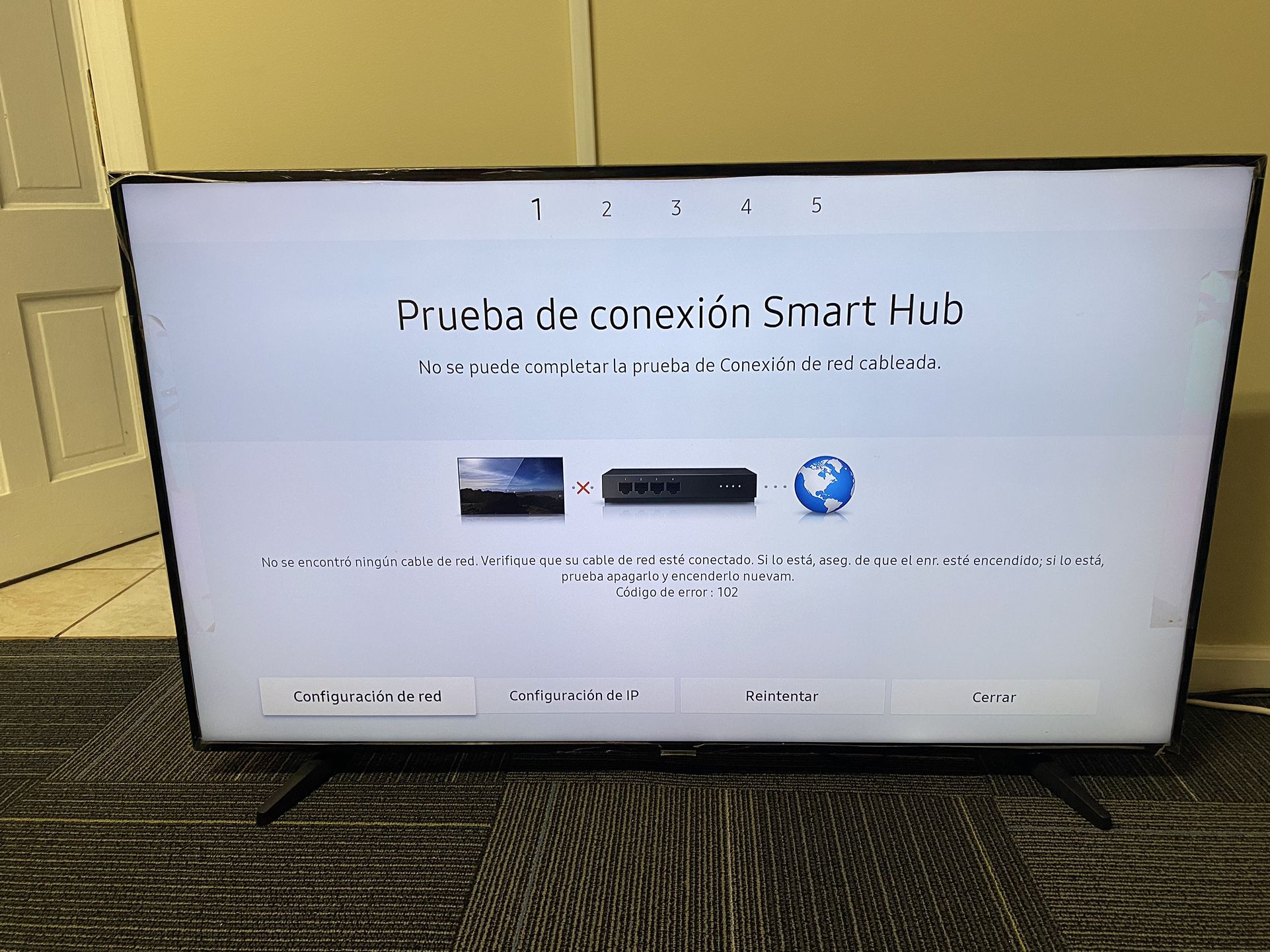 Samsung 55” Smart Tv