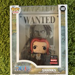 One Piece Funko Pop: Wanted Poster Shanks
