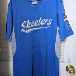 PA Skeeters Baseball Jersey Size L/XL (Chest 24 Length 31 No Size Tag)