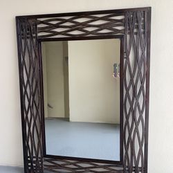 Stunning Big Beveled Mirror