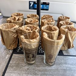 Coca-Cola Vintage Tulip Drinking Glasses