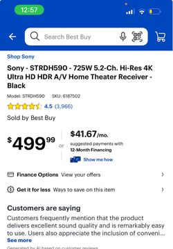 Sony Multi-Channel AV Receiver