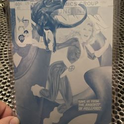 Kitty Pryde Cyan Printing Plate 2024 Marvel Masterpiece XL