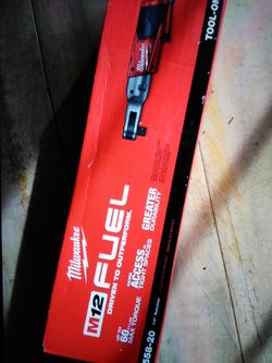 Milwaukee new RATCHET 1/2" 12M FUEL- BRUSHLESS (Tool only) Not batttery