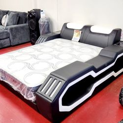 Bedroom Furniture Beds With Bluetooth Speaker Mattress Also Available 