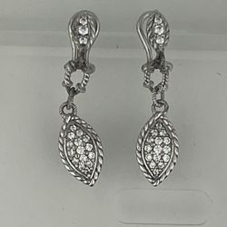 Judith Ripka Earrings Cz 