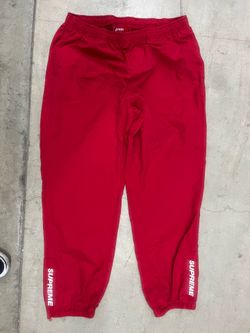 Size Large Supreme Red Jogger Pants Good Condition