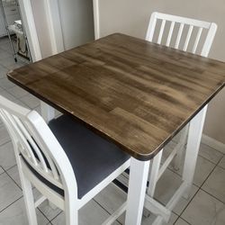 Bar/Dining Table with 2 Chairs