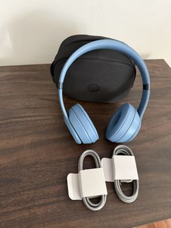 Beats Solo 4 Wireless Bluetooth On-Ear Headphones, Slate Blue
