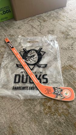 Anaheim Ducks Signed mini stick
