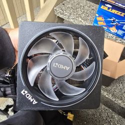 AMD Wraith Prism LED RGB Cooler Fan from Ryzen 7 2700X Processor AM4/AM2/AM3/AM3+ 4-Pin Connector Copper Base/Alum Heat Sink, compatible with Desktop