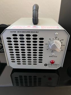 Enerzen O-555-60,000mg Industrial Ozone Generator O3 Air Purifier Deodorizer, Silver